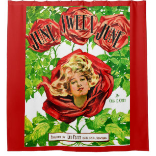 1908 June Sweet June sheet music cover print