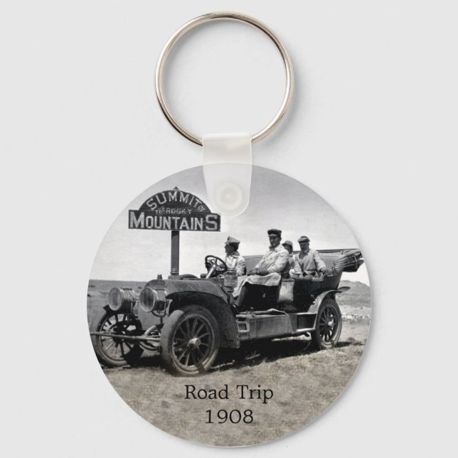 1908 Road Trip Key Chain (Front)