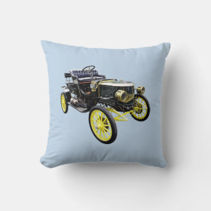 1908 Stanley Steamer Motor Car Throw Pillow