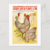 1909 California State Fair Poultry Poster