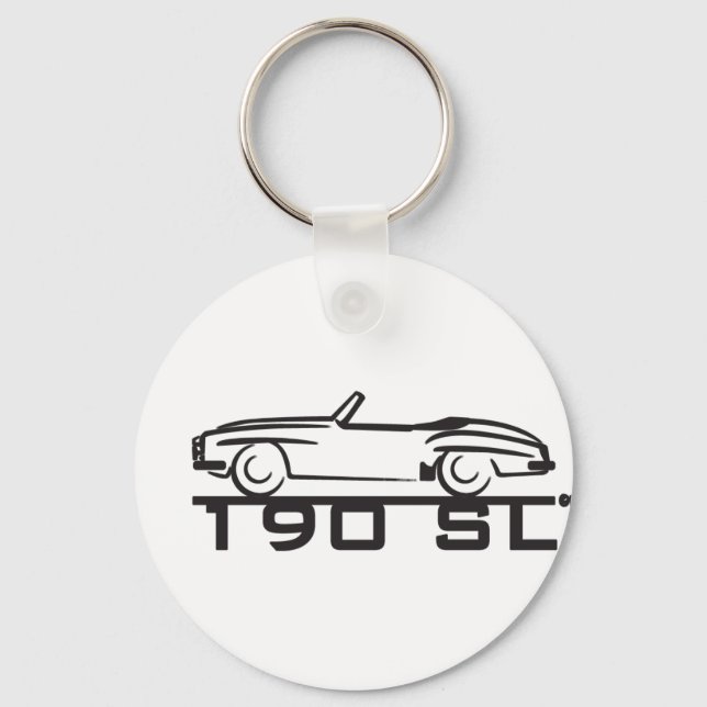 190SL_BLK KEYCHAIN (Front)