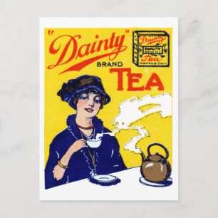 1910 Dainty Tea Postcard
