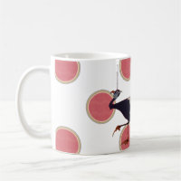 1910 Decorative Art Nouveau Bird mut