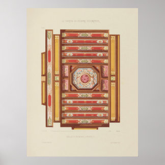 1910 Desaint Salle Manger Henri II Art Poster