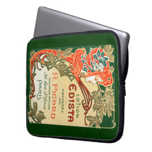 1910 French Art Nouveau label Laptop Sleeve