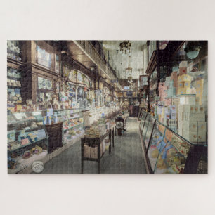 1910 Pharmacy at New York's Pennsylvania Station Jigsaw Puzzle