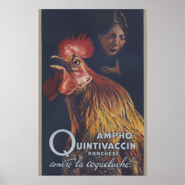 1910 Ronchèse Ampho Vaccin French Poster (Front)