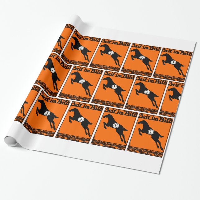 1910 Time in the Image Wrapping Paper (Unrolled)