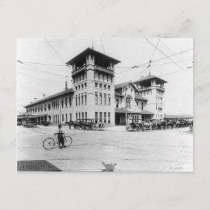 1910 Union Station Charleston SC Postcard