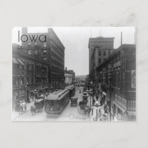 1910 Vue de la carte postale du centre-ville de De