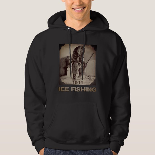 1911 ICE FISHING, Fisherman- Hoodie (Front)