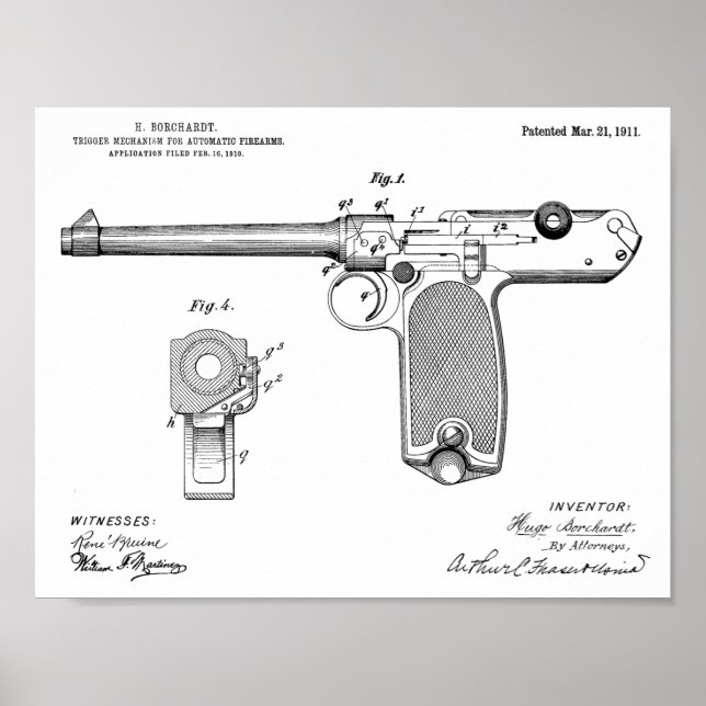 1911 Impression automatique de dessin d'art de pis (Devant)
