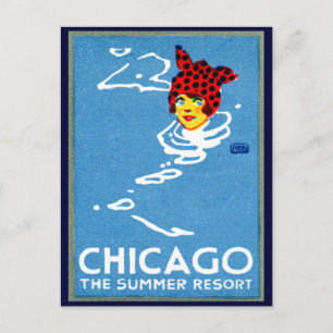 1912 Chicago, The Summer Resort Postcard