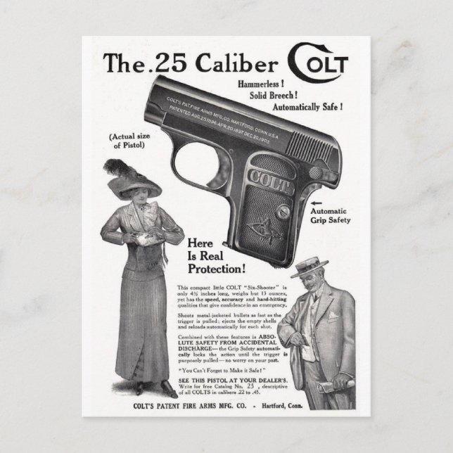 1912 Colt Postcard (Front)