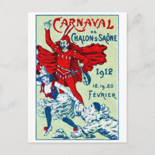 1912 French Carnaval Postcard