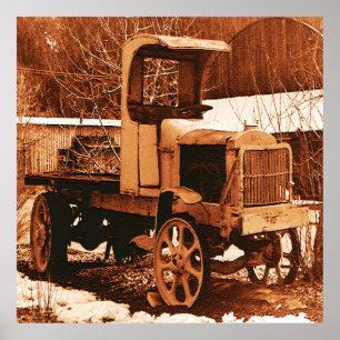 1912 hauling truck...... poster