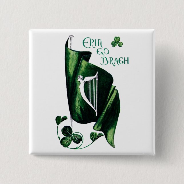 1912 Ireland Forever 2 Inch Square Button (Front)