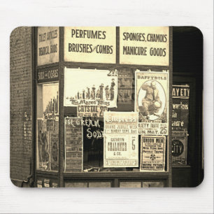 1912 Store Window Vaudeville Pro-Union Manicure Mouse Pad