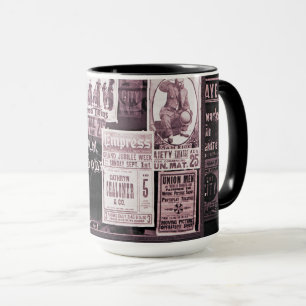 1912 Store Window Vaudeville Pro-Union Manicure Mug