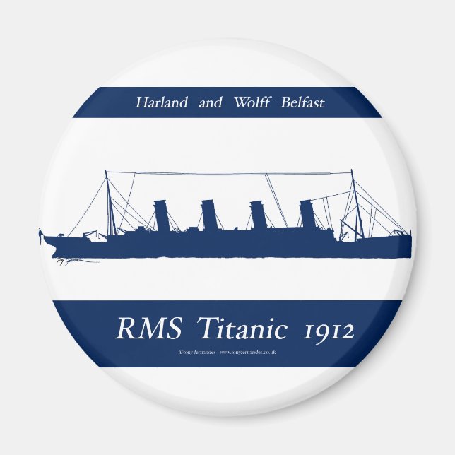 1912 titanic 4 magnet (Front)