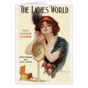 1913 ARTS RARE DE COUVERTURE DU "MAGAZINE MINIS"