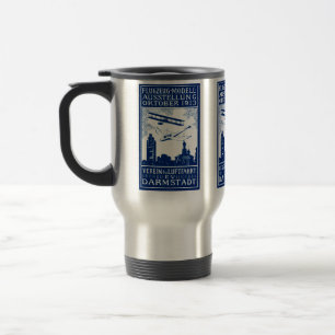 1913 Darmstadt Air Show Travel Mug