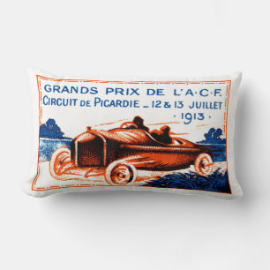 1913 Grand Prix Lumbar Pillow