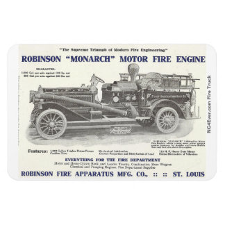 1913 Robinson "Monarch" Motor Fire Engine flexible Magnet