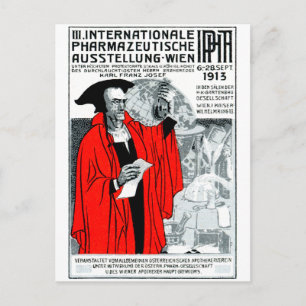 1913 Vienna Pharmacy Poster Postcard