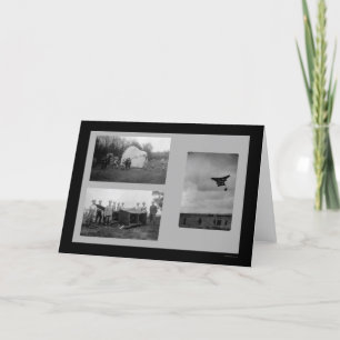 1914 British Soldiers with War Kite and Parachute Card