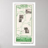 1914 Map, Lompoc to Santa Ynez
