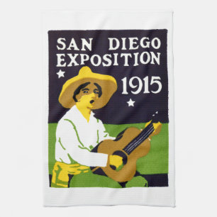 1915 San Diego Exposition Kitchen Towel