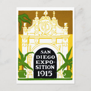 1915 San Diego Exposition Postcard