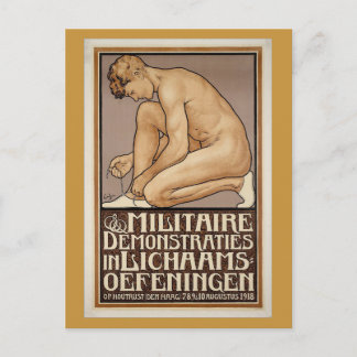 1918 Military Academy Postcard