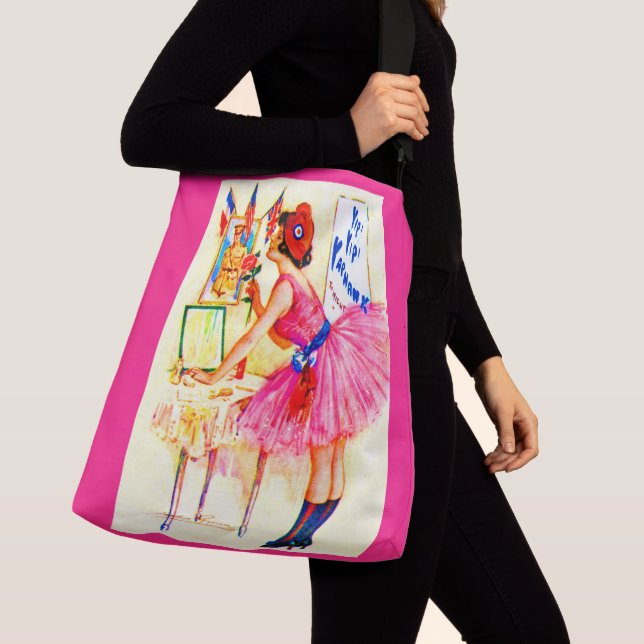 1918 Yip Yip Yaphank playbill cover image Crossbody Bag (Close Up)