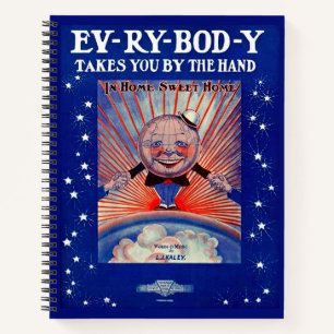1919 Ev-Ry-Bod-Y Takes You By the Hand sheet music Notebook