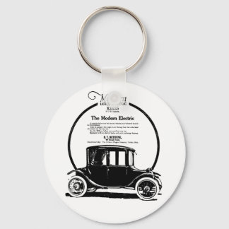 1919 Milburn electric car illustration Keychain