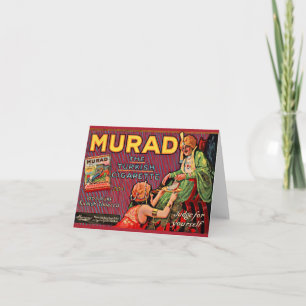 1919 Murad cigarettes ad Note Card