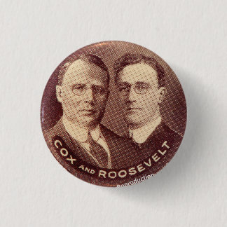 1920 Cox/Roosevelt reproduction 1 Inch Round Button