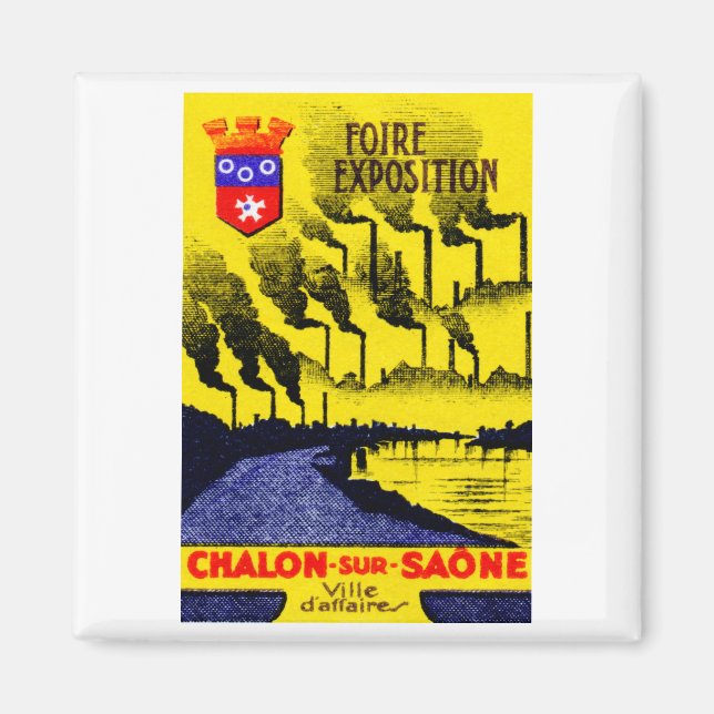 1920 French Industrial Expo Magnet (Front)