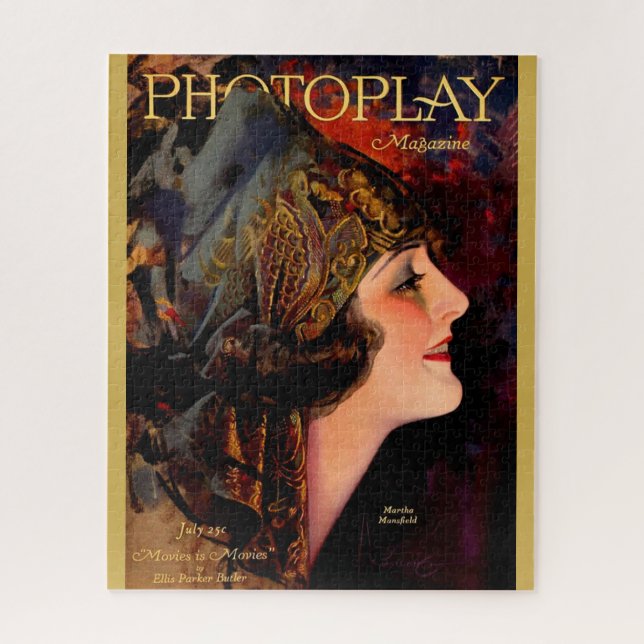 1920 Photoplay magazine cover Jigsaw Puzzle (Vertical)