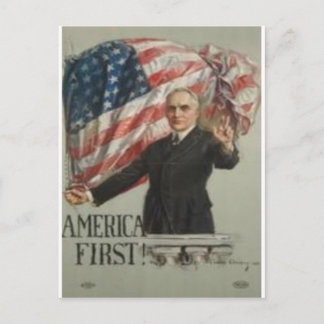 1920 Presidential Campaign Postcard