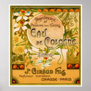 1920 Principe des Fleurs perfume Poster
