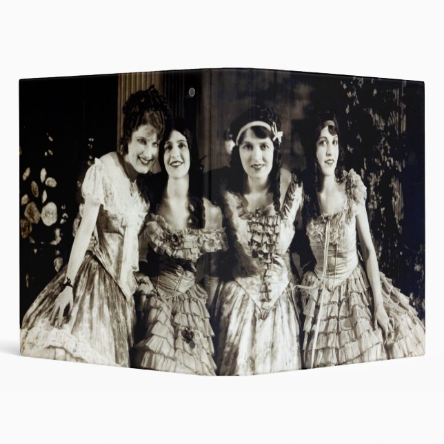 1920 Smiling Girlfriends Binder (Background)
