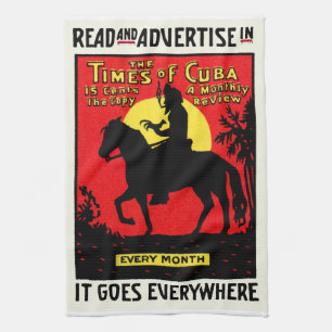 1920 The Times of Cuba Kitchen Towel