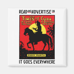 1920 The Times of Cuba Magnet