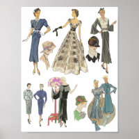 1920s 1930s fashion models clothing flapper girls