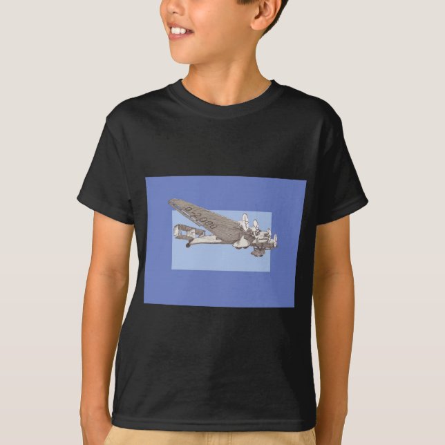 1920s Airliner Junkers G-38 T-Shirt (Front)