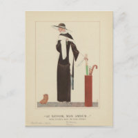 1920s Art Deco Lady ~ Au Revoir Mon Amour
