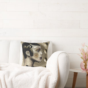 1920s Art Deco Throw Pillow